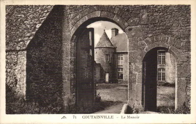 Coutainville - O Château — editor Bilhete postal moderno dos Arts, n°71