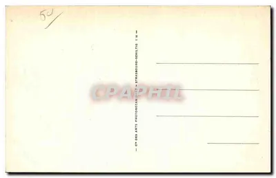 Coutainville - O Château — editor Bilhete postal moderno dos Arts, n°71 — Verso