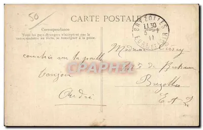 Carentan (Manche) — A Igreja — Editor E.P.D. — Verso