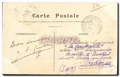 Cherbourg — Arsenale Morski — Jedna Aleja Sali Broni — Zbiór P.B., Cherbourg — Rewers