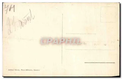 Wąwóz Chamonix — Praz i Mont-Blanc — J. J. 2991 — Rewers