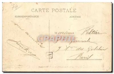 Chamonix - Monumento de Saussure e o Mt. Blanc — A. Gardel, Annecy, n°422 — Verso