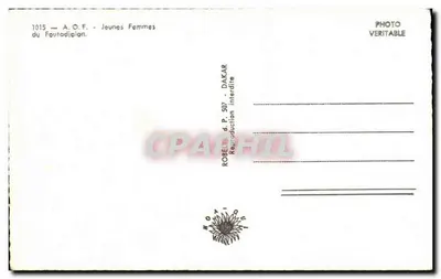Młode kobiety z Fouta-Djalon — Dakar — Robel — Rewers