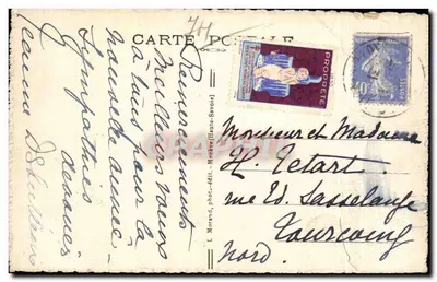 Combloux (Haute-Savoie) — Droga Krajowa i Hotel P. L. M. — Rewers