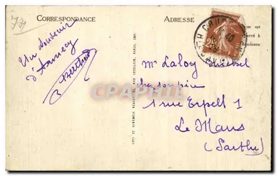 LAC D'ANNECY — O Lago em Duingt — LL — Verso