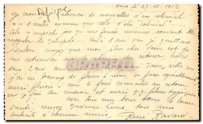 Stara pocztówka Kenia Tana Najlepsze życzenia — Rewers