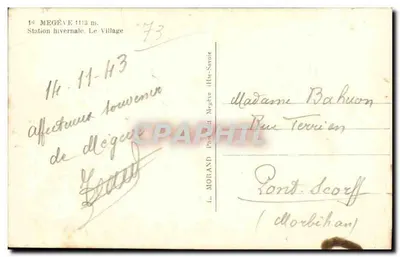 Mégeve 1113 m. — Stazione invernale. Il Villaggio — L. Morand, Mégeve — Verso