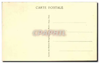 Gabón — Dos pequeños amigos — Société des Missions Évangélique, París — Reverso
