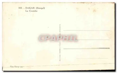 DAKAR (Senegal) — Corniche — Wydawnictwo Maure & Vial, Nancy — Rewers