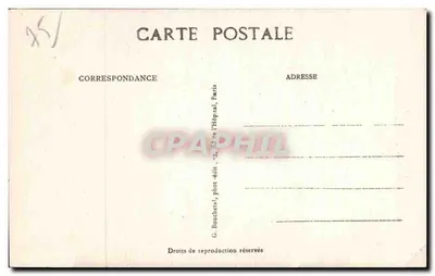Casa de Victor Hugo, Place des Vosges (Antiga Place Royale) — n°102 — G. Bouchet, fot.-edit., Paris — Verso