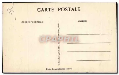 Dom Victora Hugo, Place des Vosges (Dawna Place Royale) — n°102 — G. Ronchetal, Paryż — Rewers