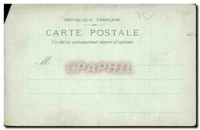 Le Vieux Paris — La Rue des Vieilles Écoles — Imp. Coarnon Frères, Éditeur — Verso