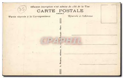 Apsis der Kirche Saint-Pierre de Montmartre — Ehemalige Abhängigkeit der Benediktinerabtei im Jahr 1147 — J. H. — Nr. 086 — Rückseite