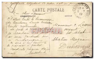 Paryż-Montmartre — Aleja Clichy — wydawca anonimowy, nr 196 — Rewers