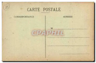 Paris (18°) - Igreja de São Bernardo da Capela — capela batismal decorada por Pérignon, curiosa cortada em mármore do século XVII e ao redor do altar, madeireiras do século XVI — J.H. — Verso