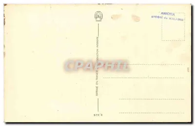 Easter — Colored Eggs, Chicks, Butterfly — publisher IG Paris, no. 976/3 — Back