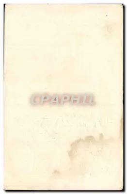 Bilhete postal antigo Fantasia Galinhas Galo Ovos Páscoa Easter — Verso