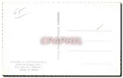 Widok ku « Pibeste » — Dolina Batsurguère — Wydawnictwo Foto Guinault, Louedes — Rewers