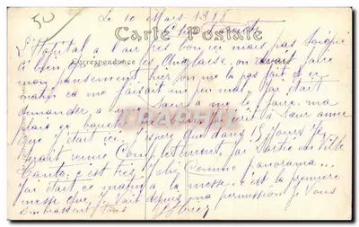 Coutances — Ulica Geoffroy-de-Montbray i katedra — ND. Fot. 73 — Rewers