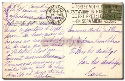PARIS — Katedra św. Elizaby — E.D. nr 4204 — Rewers