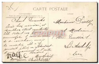 PARIS — Rue de la Paix — Éditeur EID, n° 4053 — Verso