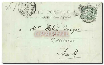 Paryż — Hotel de Sens — wydawca Châroux, nr 174 — Rewers