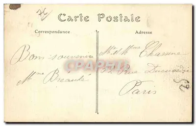 Castelo de TANCARVILLE (Seine-Inférieure) — Ruínas da Capela — ND. Fot. — Verso