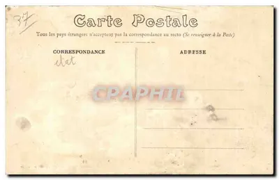 Couesmes (L.-et-L.) - Castelo de Montigny — Cliché e edição Chevrier, Château-la-Vallière — Verso
