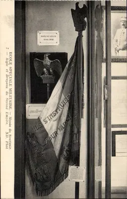 Escola Militar Especial — Bandeira de Sainte-Cyr, Segundo Império — Museu do Recordo