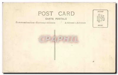 Três mulheres em maiôs — praia — carta postal anônima — Verso