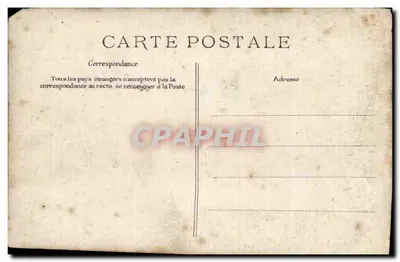 Bilhete postal antigo Bilhete postal antigo Semeuse — Verso