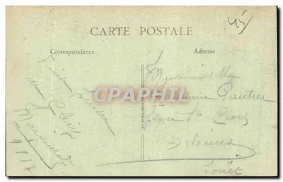 Cléry (Loiret) — Graf van Lodewijk XI en Stoel van Lodewijk XIII — Fassot, uitgever, n° 575 — Achterkant