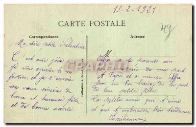 Souvenir d'Angers — Ilustrowana karta pocztowa z 4 lokalnymi widokami — wydawca nie widoczny — Rewers