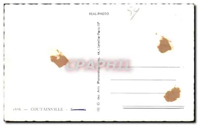 Coutainville — Vista panorâmica — Editor: REAL-PHOTO, Paris — Verso