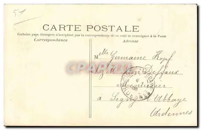 Reims — Igreja de Santa Clotilde — Edição J.S. R — Verso