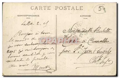 Saint-Nicolas-du-Port — Rue de la Ruelle — éditeur BERNER-LEVRIAND & Cie — Verso