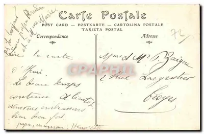 Le VIEUX-MANS — Casa da Rainha Bérengère — Edição D. Pottion — Verso