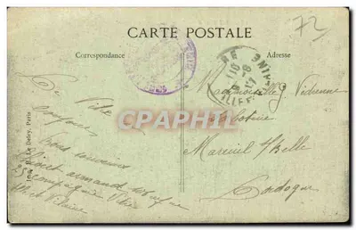 Le Mans — Panorama z tunelu — Wydawca E. Deley, nr 138 — Rewers
