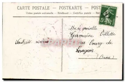 Róża różowa w słoiku — Wesołych Świąt — wydawca nie widoczny — Rewers