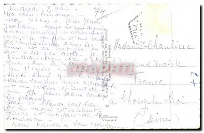 Evian-les-Bains — La Plage — Éditeur Grapahil, n°44 — Verso