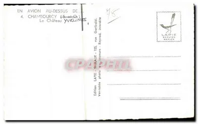 Castello di Chambourcy — Yvelines — Edizione Lapie Service Aérien — Verso