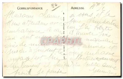 Amiens — Zegar — LL. n° 279 — Rewers