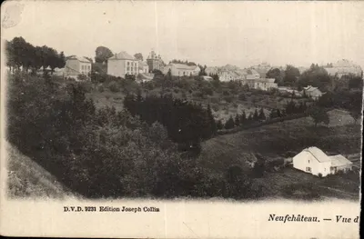 Neufchâtel — Vista Geral — Bilhete postal antigo
