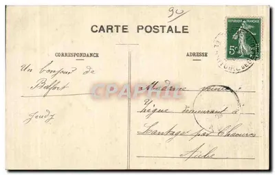 Belfort - El Puente Carnot — Edición especial de las Galeries Modernes, n°13 — Reverso
