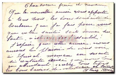 Kobieta zimą — Wesołych Świąt — Wydawca E. Bompard, n° 293-1 — Rewers