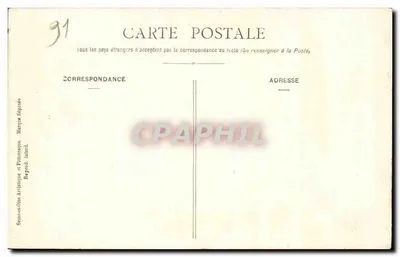 Longpont (S.-et-O.) — Altar-Mestre em mármore branco — Coleção Paul Allorge, Série C111 — Verso