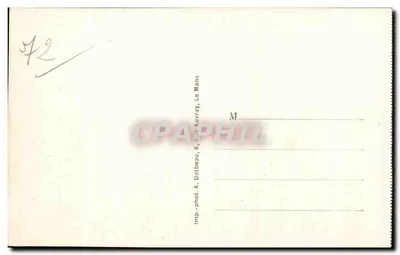 Alpes Mancelles (Sarthe) — St-LEONARD-des-BOIS — O Chapelet do Moulin Neuf — Imp. A. Dolbeau, Le Mans — Verso