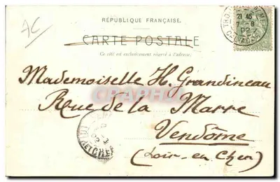 Le Havre — Der Maritime Boulevard und die neue Damm — LL. N° 89 — Rückseite