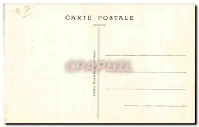 Igreja Colegiada do DORAT — interior com abóbada e bancos — Edição Marcel Brise-Le Dorat, n°17 — Verso