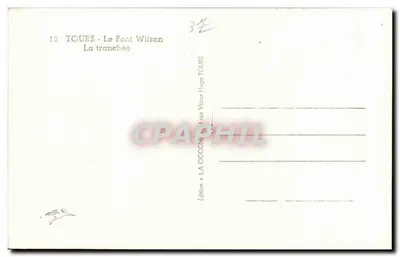 Tours - De brug Wilson — De trachée — Uitgave Victor Hugo — Achterkant